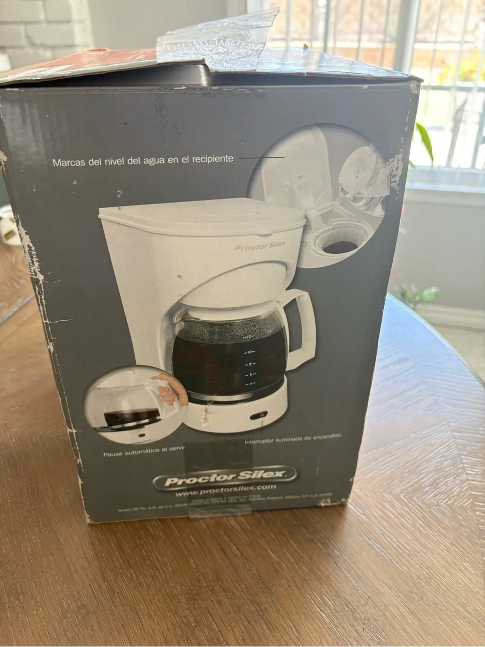 Proctor Silex Durable 12-Cup Coffeemaker - White